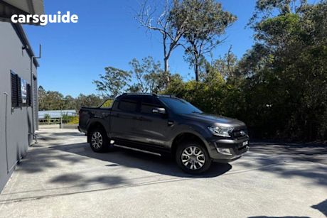 Grey 2018 Ford Ranger Ute Tray WILDTRAK 4X4