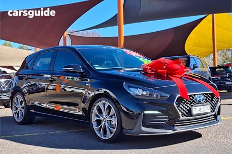 Black 2021 Hyundai I30 Hatch N LINE PREMIUM