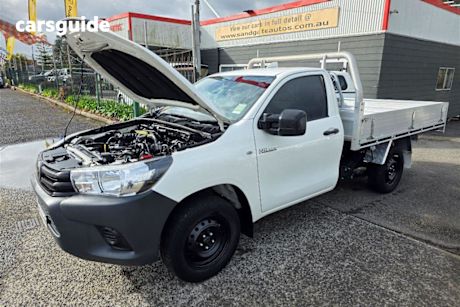 White 2023 Toyota Hilux Cab Chassis Workmate (4X2)