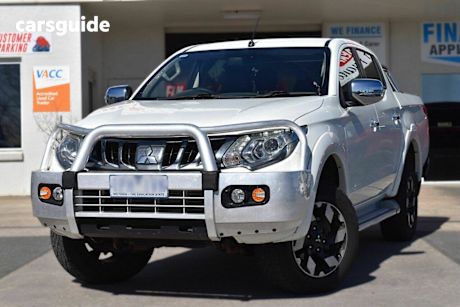 White 2018 Mitsubishi Triton Dual Cab Utility Exceed (4X4)