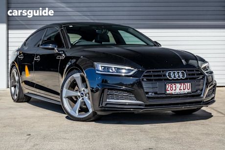 Black 2019 Audi A5 Hatch 40 TFSI SPORT F