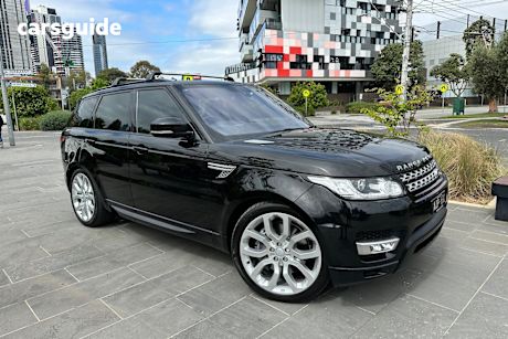 Black 2016 Land Rover Range Rover Sport SUV SDV6 HSE 4X4