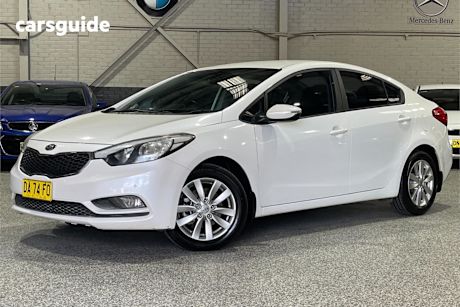 White 2014 Kia Cerato Sedan S Premium