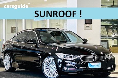 Black 2015 BMW 4 Hatch 420D LUXURY LINE R