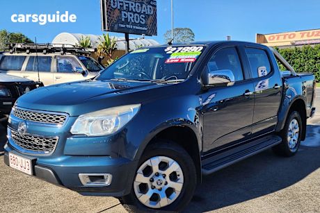 Blue 2014 Holden Colorado Crew Cab Pickup Ltz Storm (4X4)