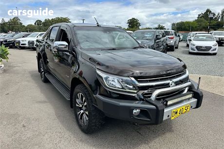 Black 2017 Holden Colorado Crew Cab Pickup Storm (4X4)