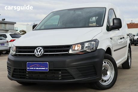 White 2016 Volkswagen Caddy Commercial TSI220 F
