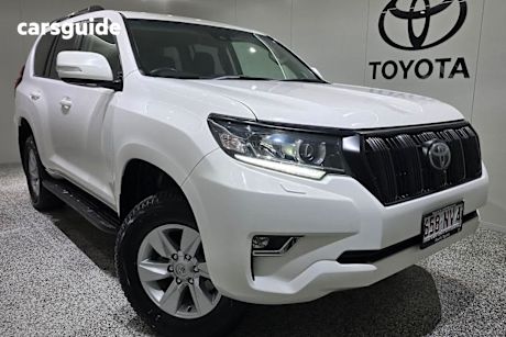 White 2022 Toyota Landcruiser Prado SUV GXL 4X4