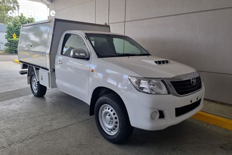 White 2012 Toyota Hilux X Cab Cab Chassis Sr (4X4)