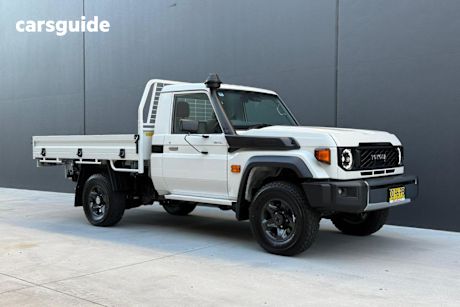 White 2025 Toyota Landcruiser Cab Chassis Lc79 Gxl + Diff Locks