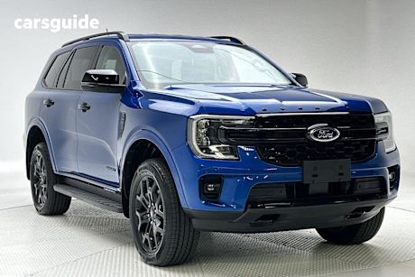 Blue 2024 Ford Everest SUV SPORT 4X4