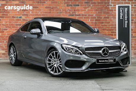 Grey 2016 Mercedes-Benz C300 Coupe
