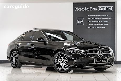 Black 2022 Mercedes-Benz C200 Sedan Edition C Mhev