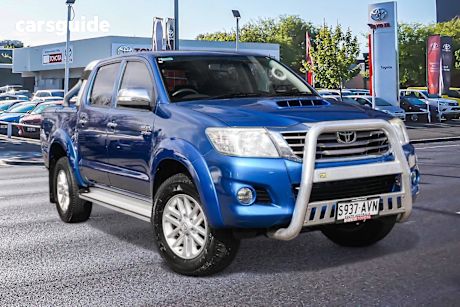 Blue 2013 Toyota Hilux Ute Tray SR5 4X4