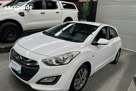White 2015 Hyundai I30 Hatchback Active