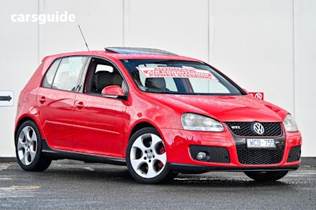 Red 2007 Volkswagen Golf Hatch GTI F