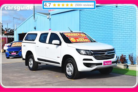 White 2017 Holden Colorado Ute Tray LS 4X4