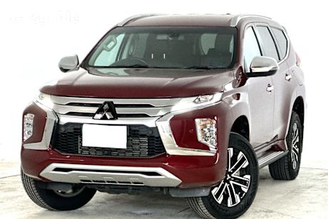 Red 2021 Mitsubishi Pajero Sport SUV EXCEED 4X4