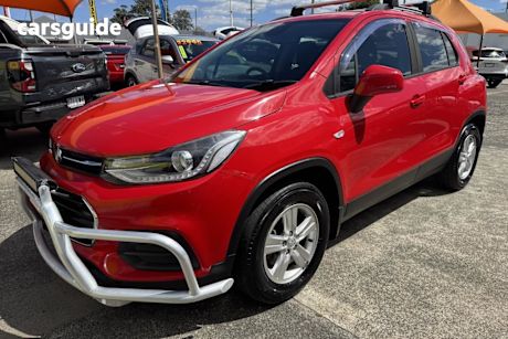 Red 2017 Holden Trax Wagon Ls