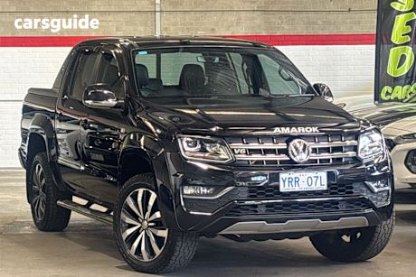 Black 2021 Volkswagen Amarok Ute Tray TDI580 AVENTURA 4X4