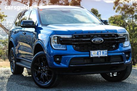 Blue 2023 Ford Everest SUV SPORT 4X4