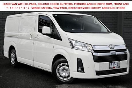 White 2020 Toyota HiAce Commercial R