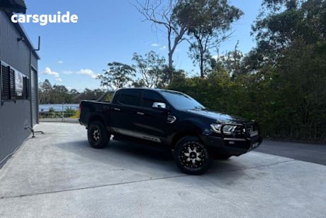 Black 2018 Ford Ranger Ute Tray XLT 4X4