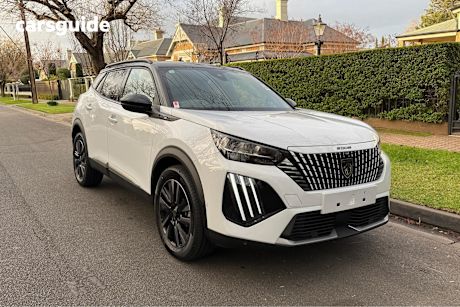 White 2024 Peugeot 2008 SUV GT HYBRID F
