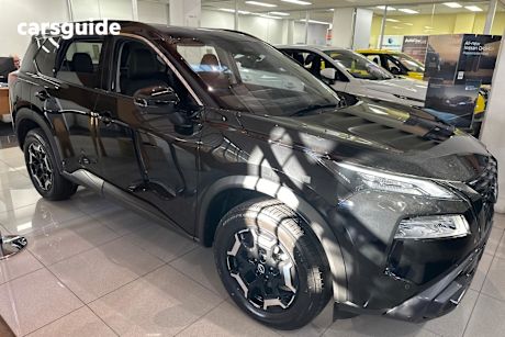 Black 2025 Nissan X-Trail SUV N-TREK F