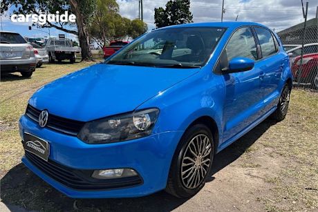 Blue 2015 Volkswagen Polo Hatchback 66 Tsi Trendline