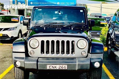 Black 2014 Jeep Wrangler Hardtop Unlimited Overland