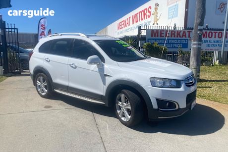 White 2015 Holden Captiva SUV 5 LTZ 4X4