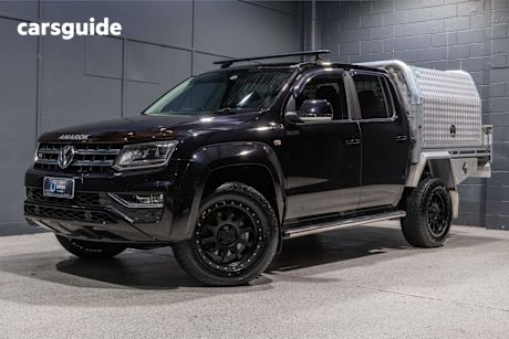 Black 2017 Volkswagen Amarok Ute Tray TDI550 HIGHLINE 4X4