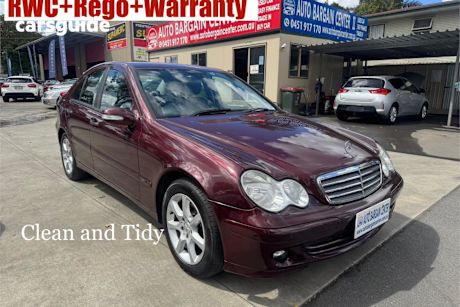Red 2005 Mercedes-Benz C180 Sedan Kompressor Classic