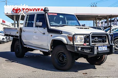 White 2020 Toyota Landcruiser Ute Tray WORKMATE 4X4