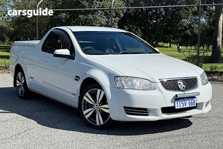 White 2012 Holden Commodore Utility Omega