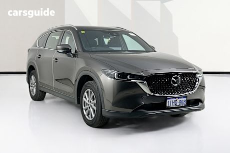 Grey 2024 Mazda CX-8 Wagon Sport (Fwd)