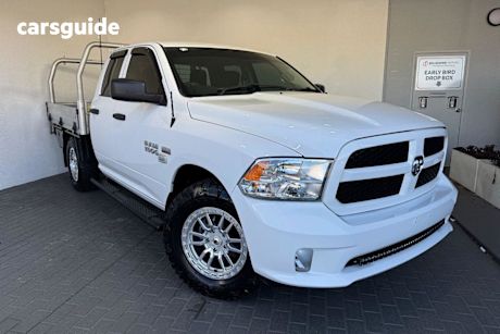 White 2019 Ram 1500 Crew Cab Utility Express (4X4)