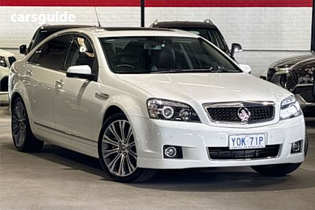 White 2015 Holden Caprice Sedan V R