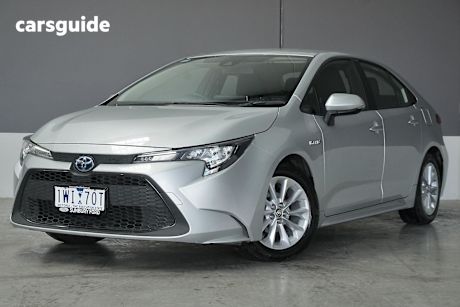 Silver 2022 Toyota Corolla Sedan ASCENT SPORT HYBRID F