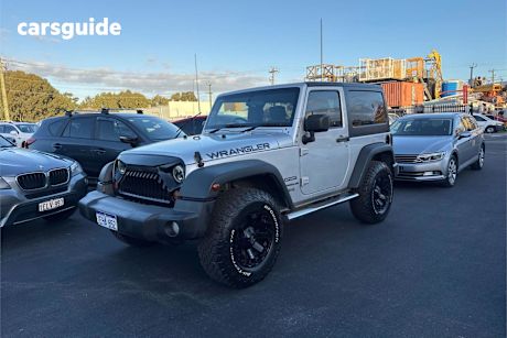 Silver 2010 Jeep Wrangler Sedan SPORT 4X4