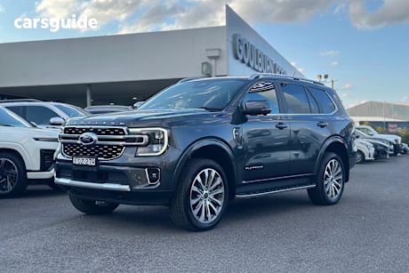 Grey 2025 Ford Everest SUV PLATINUM 4X4