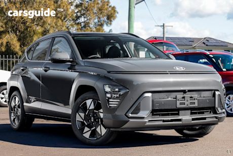 Grey 2025 Hyundai Kona SUV HYBRID PREMIUM F