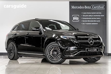 Black 2021 Mercedes-Benz Eqc400 Wagon 4Matic Electric Art Line