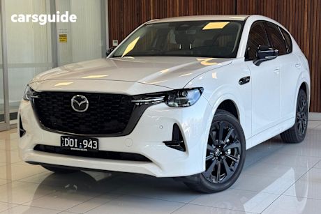 White 2025 Mazda CX-60 SUV G40E GT 4X4