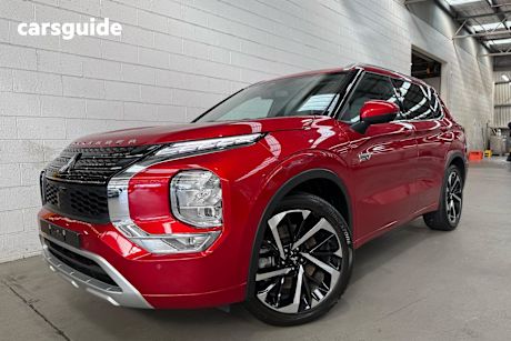 Red 2024 Mitsubishi Outlander Wagon Phev Exceed 5+2 Seat (Awd)