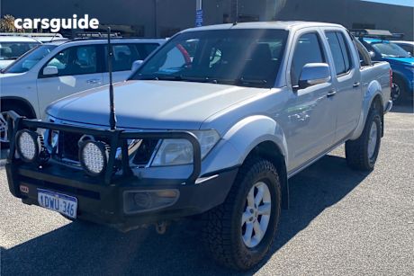 Silver 2012 Nissan Navara Dual Cab Pick-up St (4X4)