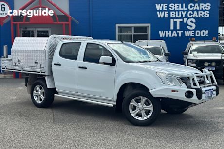 White 2018 Isuzu D-MAX Ute Tray SX 4X4