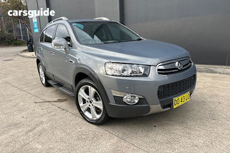 Silver 2013 Holden Captiva SUV 7 LX 4X4