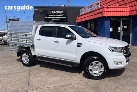 White 2018 Ford Ranger Ute Tray XLT 4X4